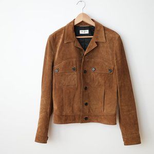Saint Laurent Suede Slim Fit Jacket